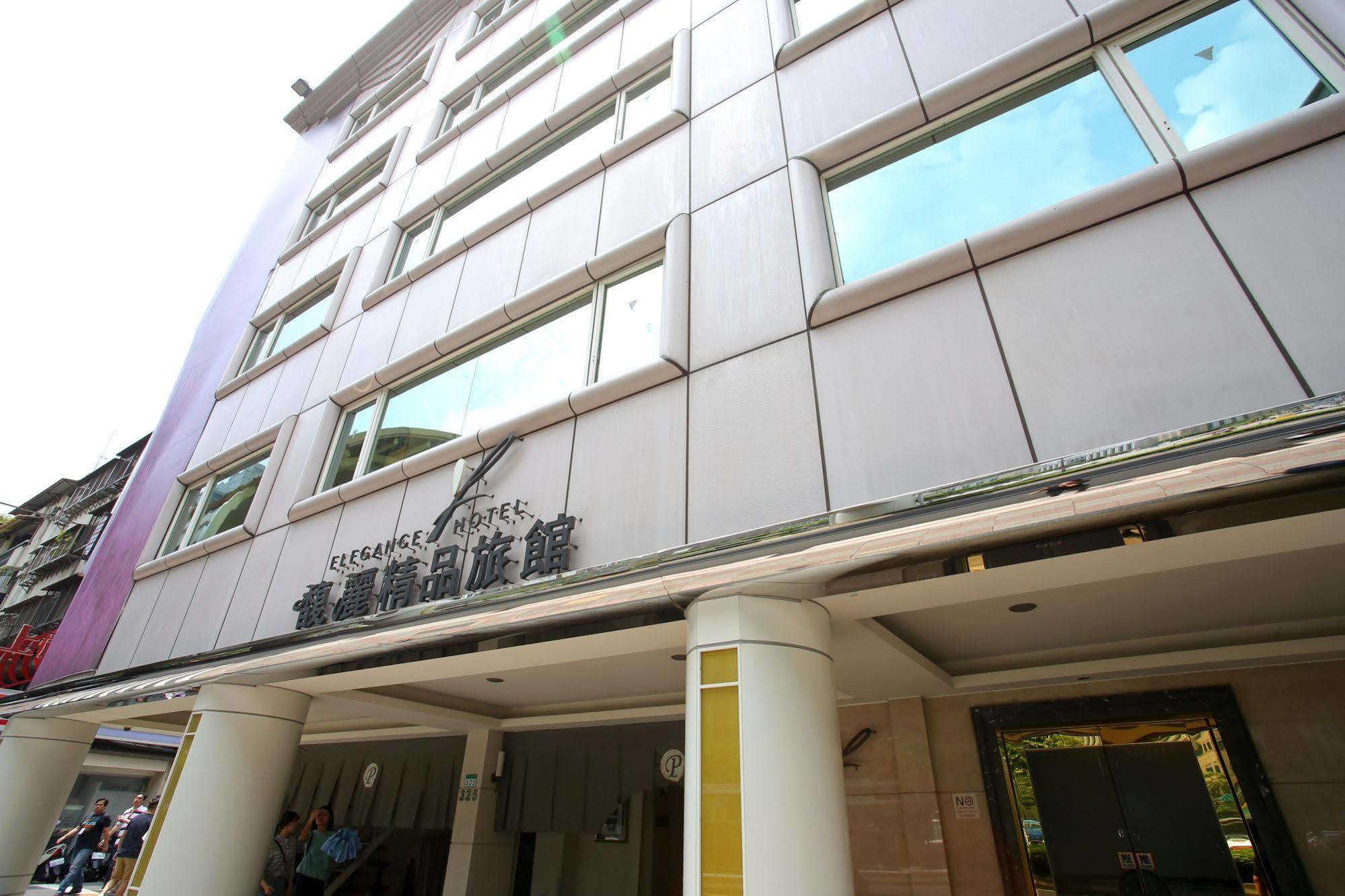 Elegance Hotel Taipei Exteriör bild